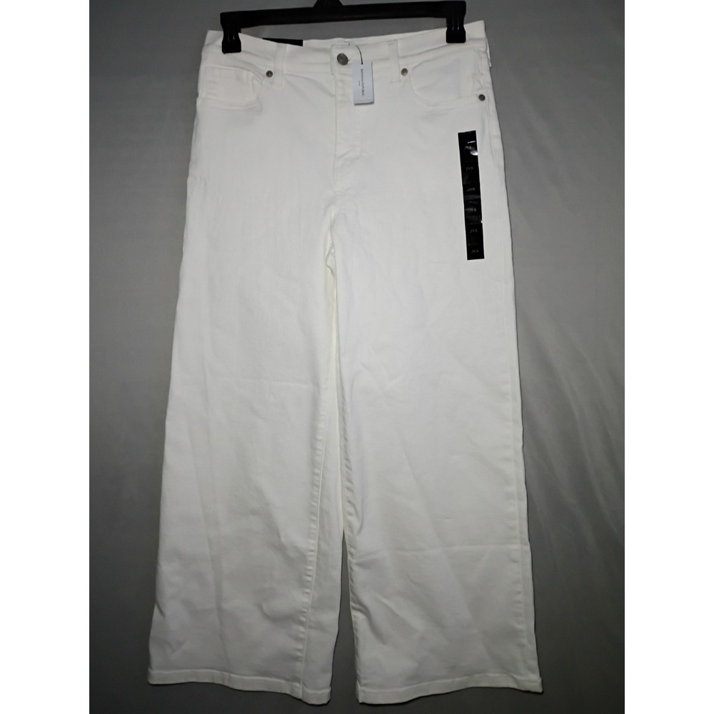 NWT Banana Republic High Rise Wide Leg Jeans Womens 29/8 White Vintage Stretch